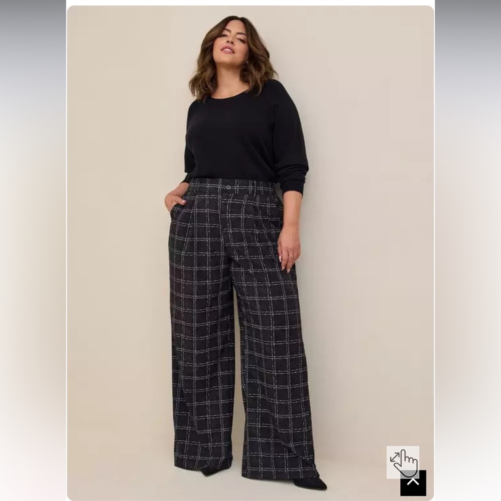 Torrid Plus Size Wide Leg Pants